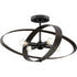 Progress Allegheny Collection Four Light in Soft Gold Rustic Modern 24 Inch Semi Flush Mount Light Model: P350280-205
