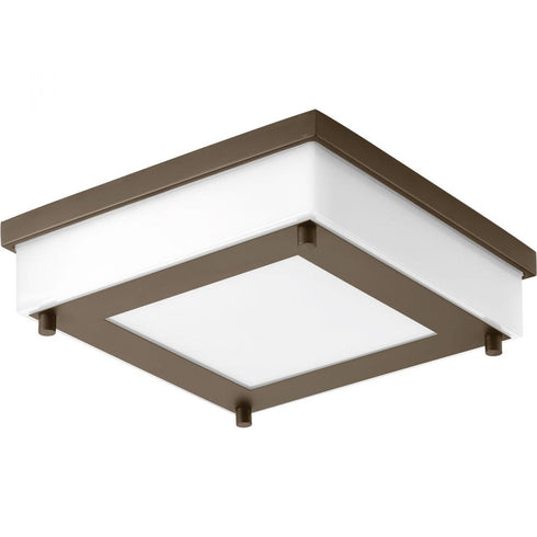 Progress Anson Collection LED Indoo Outdoor Wall Sconce in Architectural Bronze Finish Model: P560001-129-30