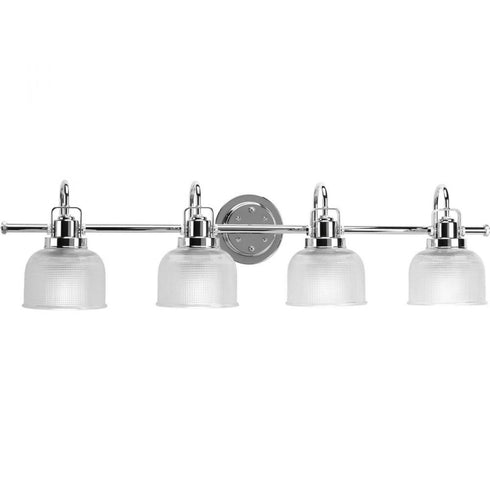 Progress Archie P2997 15 4 100 Watt MED BATH BRACKET in Polished Chrome Finish Model: P2997-15