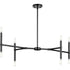 Progress Arya P400338 191 8 Light LINEAR CHAND in Brushed Gold Finish Model: P400338-191