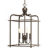 Progress Assembly Hall P500036 009 4 60 Watt CAND PENDANT in Brushed Nickel Finish Model: P500036-009
