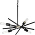 Progress Astra P400108 009 6 60 Watt MED CHANDELIER in Brushed Nickel Finish Model: P400108-009