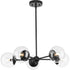 Progress Atwell P400325 009 5 Light CHANDELIER in Brushed Nickel Finish Model: P400325-009