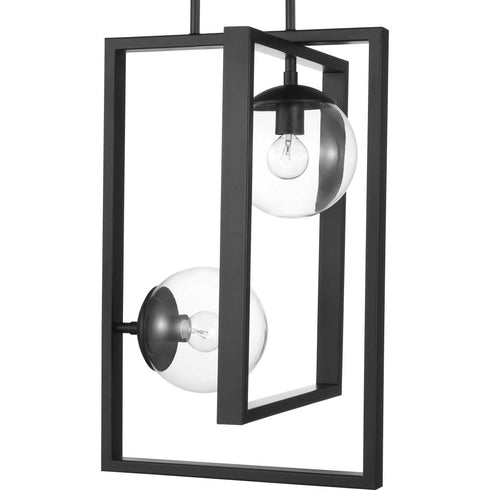 Progress Atwell P500284 009 2 60 Watt CAND PENDANT in Brushed Nickel Finish Model: P500284-009