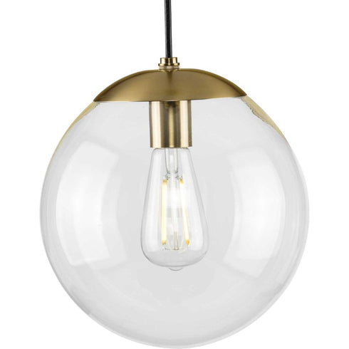 Progress Atwell P500310 009 1 60 Watt MED PENDANT in Brushed Nickel Finish Model: P500310-009