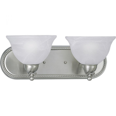 Progress Avalon P3267 09 2 100 Watt MED BATH BRKT in Brushed Nickel Finish Model: P3267-09