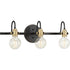 Progress Axle P300191 009 3 60 Watt MED BATH BRACKET in Brushed Nickel Finish Model: P300191-009