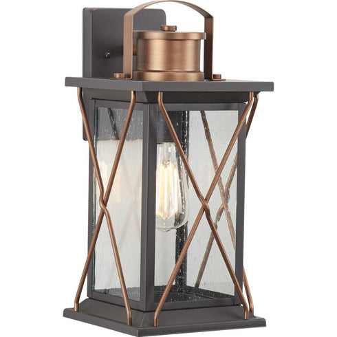 Progress Barlowe P560157 020 1 100 Watt MED WALL LANTERN in Antique Bronze Finish Model: P560157-020