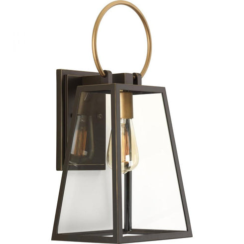 Progress Barnett P560078 020 1 100 Watt MED WALL LANTERN in Antique Bronze Finish Model: P560078-020
