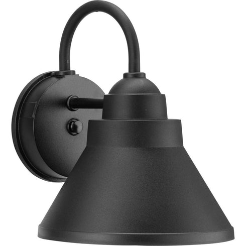 Progress Bayside Non-Metallic Bayside Collection One Light Non Metallic in Black Outdoor Wall Lantern Model: P560363-031