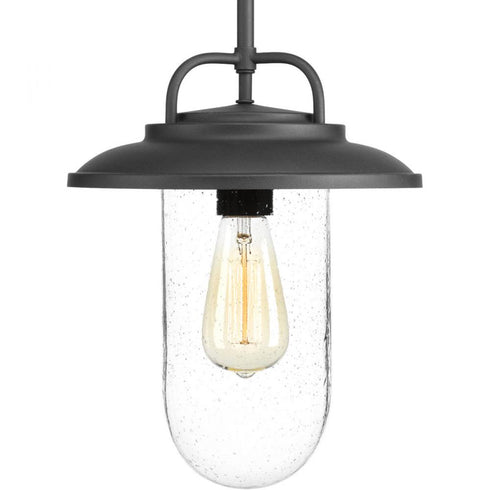 Progress Beaufort P550019 031 1 60 Watt MED HANGING LANTERN in Textured Black Finish Model: P550019-031