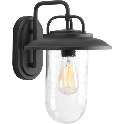 Progress Beaufort P560050 031 1 100 Watt MED WALL LANTERN in Textured Black Finish Model: P560050-031