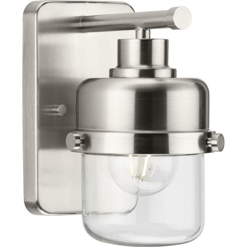 Progress Beckner P300422 009 1 Light BATH in Brushed Nickel Finish Model: P300422-009