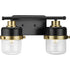 Progress Beckner P300423 009 2 Light BATH in Brushed Nickel Finish Model: P300423-009