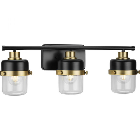 Progress Beckner P300424 009 3 Light BATH in Brushed Nickel Finish Model: P300424-009