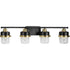Progress Beckner P300425 009 4 Light BATH in Brushed Nickel Finish Model: P300425-009