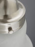 Progress Bedford Collection Five Light in Brushed Nickel Etched Alabaster Glass Traditional Chandelier Light Model: P4391-09