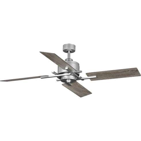 Progress Bedwin P250024 081 54IN 4 BLADE FAN in Antique Nickel Finish Model: P250024-081