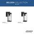 Progress Belden Collection One Light in Black Medium Modern Farmhouse Medium Outdoor Wall Lantern Model: P560271-031