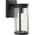 Progress Belden Collection One Light in Black Medium Modern Farmhouse Medium Outdoor Wall Lantern Model: P560271-031