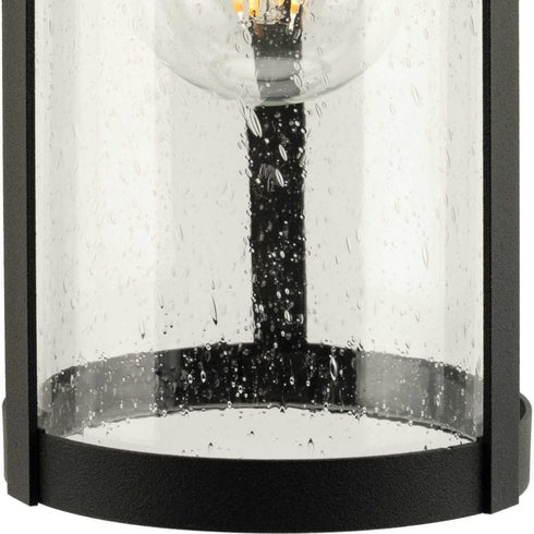 Progress Belden Collection One Light in Black Medium Modern Farmhouse Medium Outdoor Wall Lantern Model: P560271-031