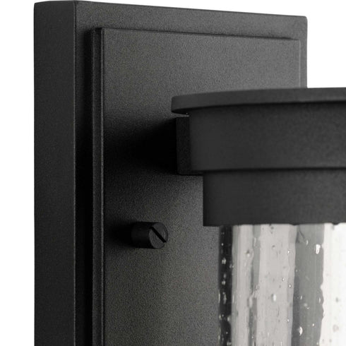 Progress Belden Collection One Light in Black Medium Modern Farmhouse Medium Outdoor Wall Lantern Model: P560272-031