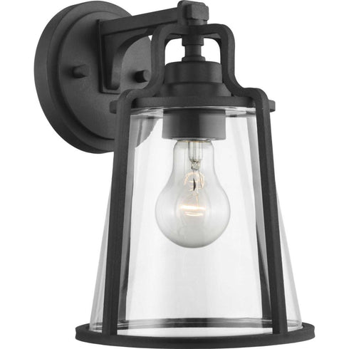 Progress Benton Harbor P560178 031 1 75 Watt MED WALL LANTERN in Textured Black Finish Model: P560178-031