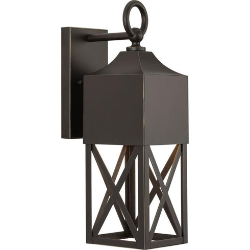 Progress Birkdale P560316 020 1 100 Watt MED WALL LANTERN in Antique Bronze Finish Model: P560316-020