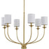 Progress Bonita P400227 009 6 40 Watt CAND CHANDELIER in Brushed Nickel Finish Model: P400227-009