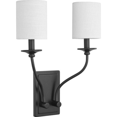 Progress Bonita P710019 009 2 60 Watt CAND WALL SCONCE in Brushed Nickel Finish Model: P710019-009