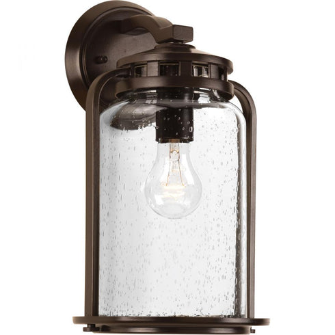 Progress Botta P6050 20 1 100 Watt MED WALL LANTERN in Antique Bronze Finish Model: P6050-20