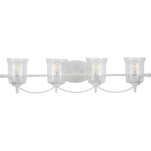 Progress Bowman P300256 031 4 60 Watt MED BATH BRACKET in Matte Black Finish Model: P300256-031