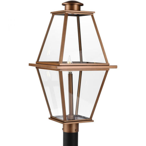 Progress Bradshaw P540107 031 1 Light POST LANTERN in Textured Black Finish Model: P540107-031