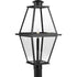 Progress Bradshaw P540107 031 1 Light POST LANTERN in Textured Black Finish Model: P540107-031