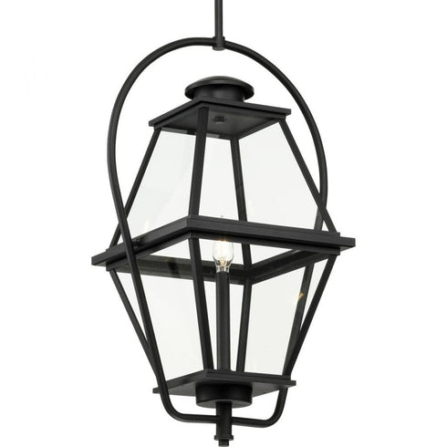 Progress Bradshaw P550138 031 1 Light HANG LANTERN in Textured Black Finish Model: P550138-031