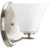 Progress Bravo P2004 09 1 100 Watt MED BATH BRACKET in Brushed Nickel Finish Model: P2004-09