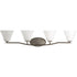 Progress Bravo P2007 09 4 100 Watt MED BATH BRACKET in Brushed Nickel Finish Model: P2007-09