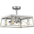 Progress Briarwood P250067 020 WB 4 Light 22IN CEILING FAN in Antique Bronze Finish Model: P250067-020-WB
