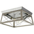 Progress Briarwood P350039 020 2 60 Watt MED FLUSH MOUNT in Antique Bronze Finish Model: P350039-020