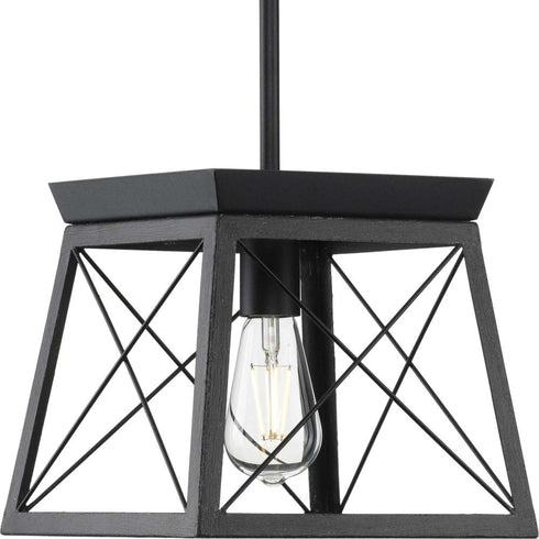 Progress Briarwood P500041 020 1 100 Watt MED MINI PENDANT in Antique Bronze Finish Model: P500041-020