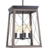 Progress Briarwood P500178 020 4 60 Watt MED FOYER in Antique Bronze Finish Model: P500178-020