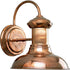 Progress Brookside P5721 14 1 60 Watt MED WALL LANTERN in Copper Finish Model: P5721-14