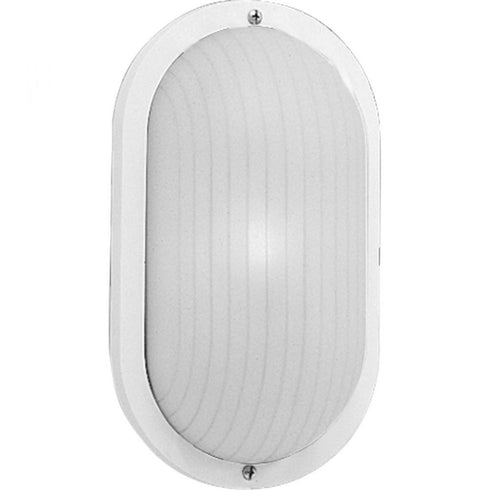 Progress Bulkheads P5704 30 1 60 Watt MED POLY WALL LANT in White Finish Model: P5704-30