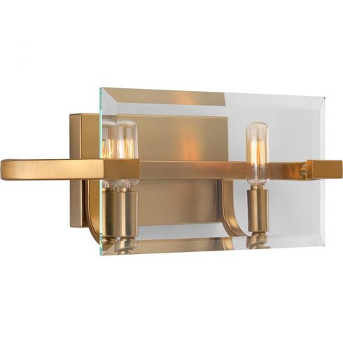 Progress Cahill P300109 109 2 60 Watt CAND BATH BRACKET in Brushed Bronze Finish Model: P300109-109