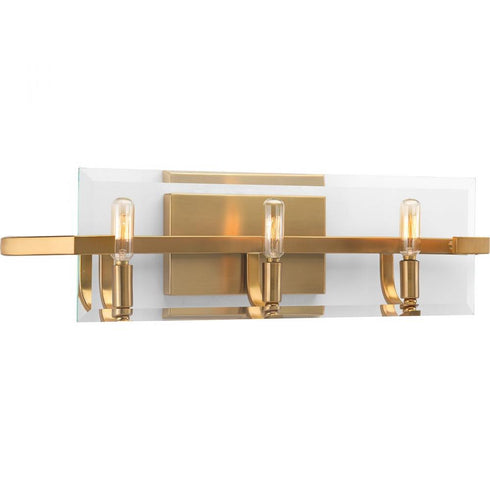 Progress Cahill P300110 109 3 60 Watt CAND BATH BRACKET in Brushed Bronze Finish Model: P300110-109