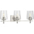 Progress Calais P300362 009 3 60 Watt MED BATH BRACKET in Brushed Nickel Finish Model: P300362-009