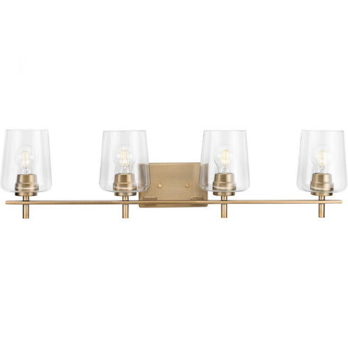 Progress Calais P300363 009 4 60 Watt MED BATH BRACKET in Brushed Nickel Finish Model: P300363-009