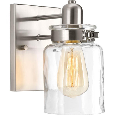Progress Calhoun P300045 009 1 100 Watt MED BATH BRACKET in Brushed Nickel Finish Model: P300045-009
