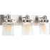 Progress Calhoun P300047 009 3 100 Watt MED BATH BRACKET in Brushed Nickel Finish Model: P300047-009