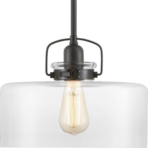 Progress Calhoun P500152 009 1 60 Watt MED PENDANT in Brushed Nickel Finish Model: P500152-009